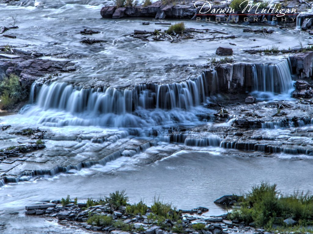 Waterfalls at Great Falls Montana